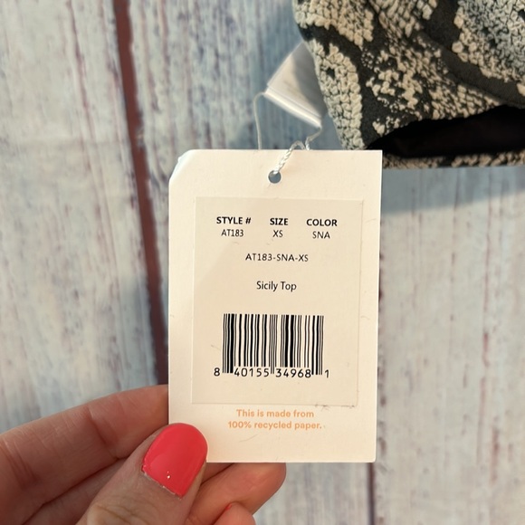 NWT Andie Swim The Sicily Top - Picture 5 of 10